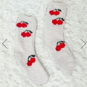 Splendid Cherry Patterned Socks
